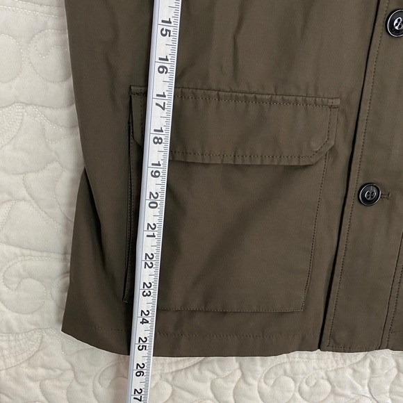 Zara Military Jacket Mens Size Medium Hooded - Picture 15 of 15